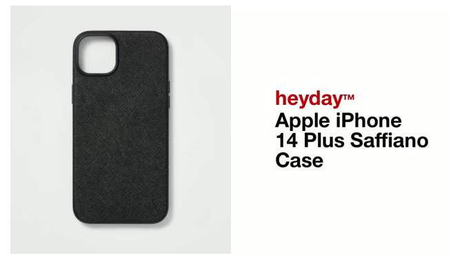 Apple iPhone 14 Plus Saffiano Case - heyday™, 2 of 5, play video