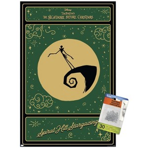Trends International Disney Tim Burton's The Nightmare Before Christmas - Spiral Hill Stargazing Unframed Wall Poster Prints - 1 of 4
