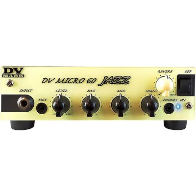 DV Mark DV Micro 60 Jazz 60W Guitar Amp Head Black and Beige