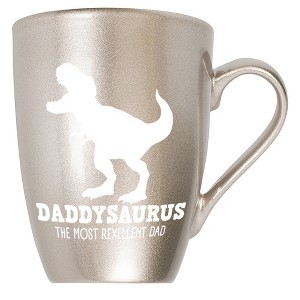 Elanze Designs Daddysaurus The Most Rexellent Dad Silver 10 Ounce New ...