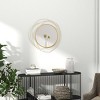 GlasFlength Decorative Wall Mirrors Boho Mirror Vanity Mirror Frameless Wall Art Decor Wall Mirrors for Living Room, Gold, 25.6"*0.4"*25.6" - 4 of 4