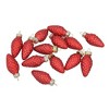 Northlight 56ct Red Matte Finish Glass Christmas Pinecone Ornaments - 1.75" (45mm) - 2 of 3
