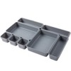 The Lakeside Collection Interlocking Drawer Organizer - Customizable Trays for Kitchen or Desk Drawer - 2 of 4