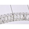Elegant Lighting Monroe 1 - Light Pendant in  Chrome - 3 of 4
