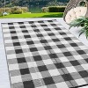Waterproof Outdoor Rug for Patio, Reversible Plastic Straw Camping Rug Carpet, RV Mat, for Deck, Backyard, Balcony, Porch - 3 of 4