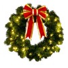 Novelty Lights 8" Red 3D Christmas Bow - 3 of 4