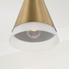 Capital Lighting Avant 1 - Light Pendant in  Aged Brass/Black - 4 of 4