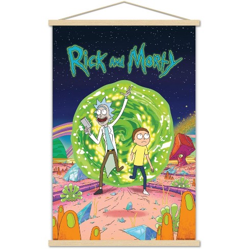 Trends International Rick And Morty - Cover Framed Wall Poster Prints :  Target