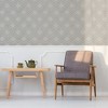 Saville Row Geo Grey and Pale Gold Wallpaper - 2 of 4