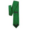 Jacob Alexander Men’s Shamrock Woven Necktie – Green - 2 of 4
