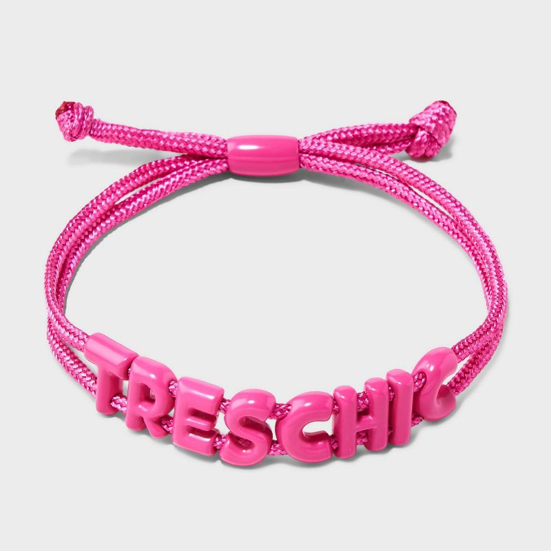 SUGARFIX by BaubleBar Tres Chic Pull-Tie Bracelet - Pink, 1 of 5