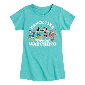 Girls' - Disney - Mickey & Friends Fitted Short Sleeve Graphic T-Shirt - 1 of 4