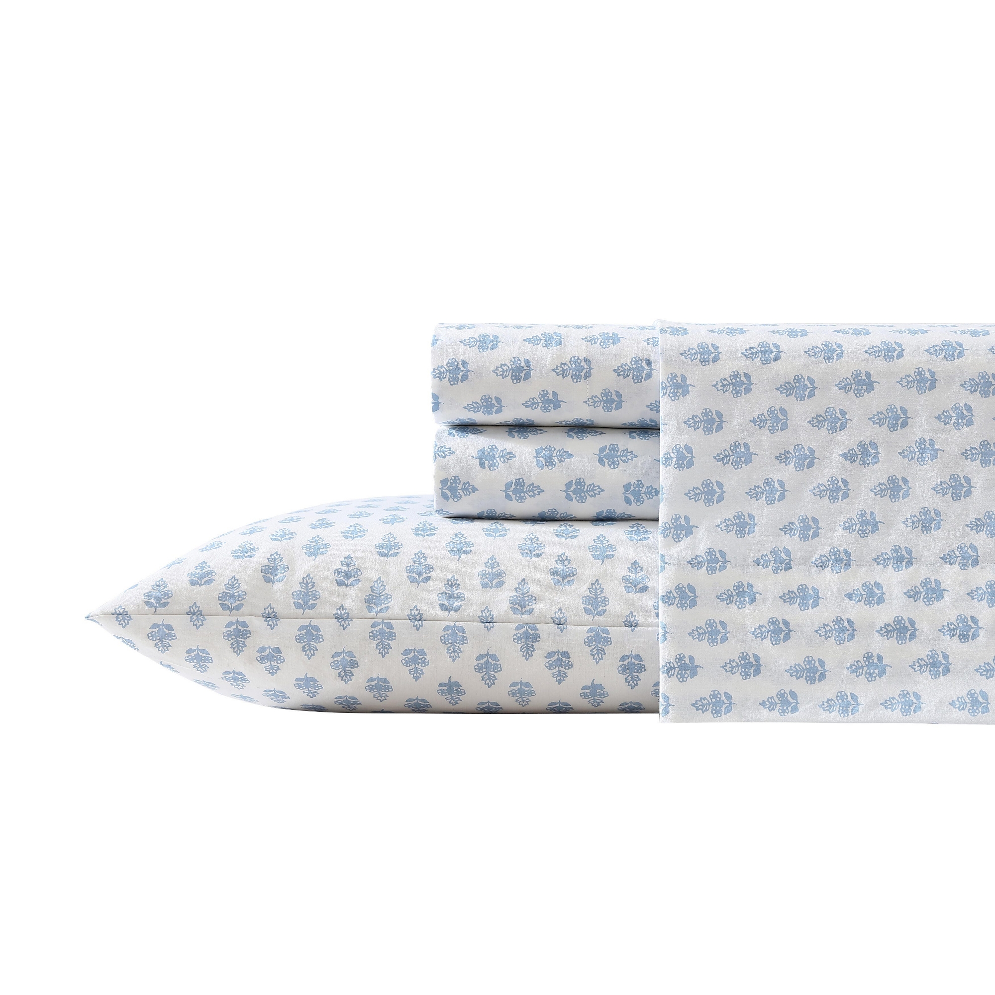 Laura Ashley Francesca Blue King Sheet Set