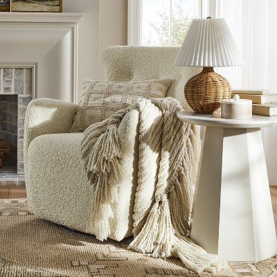 Natural Wicker Table Lamp - Thumbnail 3