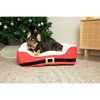 Santa's Belt Christmas Dog Bed - 2 of 4