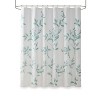 LunaLulinlk Burnout Printed Shower Curtain Seafoam 72x72" - 4 of 4