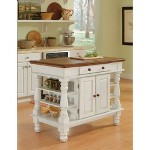 Monarch Kitchen Island And Two Stools Antique White Home Styles Target