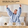 Inhand Wearable Blanket Hoodie for Adult Flannel Oversized Hoodie Sweatshirt Blanket with Pockets Birthday Gifts for Women - 4 of 4