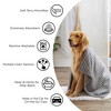 Bone Dry Microfiber Trellis Printed Large Single Pet Towel, Rose - 3 of 4