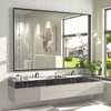 Apmir High-Strength Tempered Glass and Aluminum Alloy Framed French Cleat Mounted Wall Decor Bathroom Vanity Mirror with 5-Year Warranty - 2 of 4