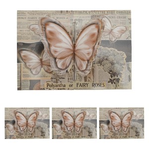 Unique Bargains Greeting Cards Butterfly Pattern for All Occasion 4 Pcs - 1 of 4
