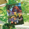 Flower Barn Spring House Flag Pickup Truck Barn Floral 28" x 40" Briarwood Lane - image 4 of 4