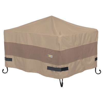 32" Elegant Square Fire Pit Cover - Duck Covers