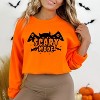 Simply Sage Market Women's Graphic Sweatshirt Scary Mode Bat - 2 of 4