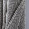 RT Designer Collection Florence Jacquard Luxurious Decorative Grommet 2 Pack Curtain Panel 36" x 84" Silver - 4 of 4