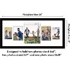 Americanflat 12x28 Collage Picture Frame with Polished Plexiglass - Fits One 8x10, Two 4x6 and Two 5x7 Photos or One 12x28 Photo - Black - 3 of 4
