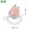 Unique Bargains Wrist Corsage Artificial Flower Elastic Band Fabric Wrist Corsage Bracelet - 3 of 4