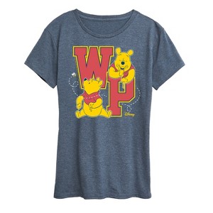 Women's - Winnie the Pooh - Collegiate WIP Short Sleeve Graphic T-Shirt - 1 of 4