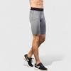 Anna-Kaci Active Men's Padded Compression Cycling Shorts with Wide Waistband and Mid-Thigh Length - 4 of 4