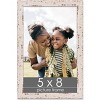 PosterPalooza | Photo Size Shabby Chic White Picture Frame - UV Acrylic, Foam Board Backing, Hanging Hardware - 2 of 4