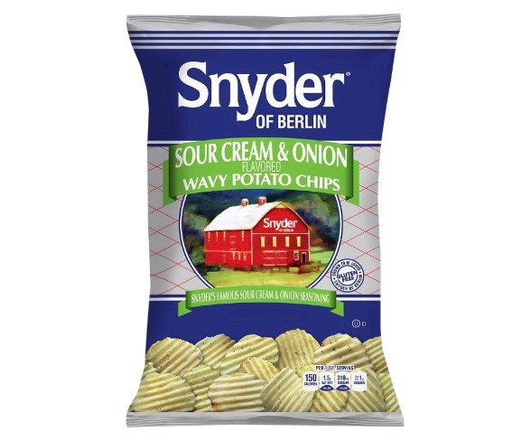 Snyder of Berlin Sour Cream Potato Chips 2.75 oz