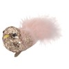 Northlight Sequin Clip On Bird  with Feather Tail Christmas Ornament - 4" - Gold and Pink - image 4 of 4