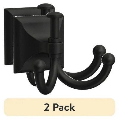 LunaLulinlk (2 pack) Eiffel Hook in Matte Black