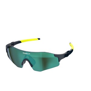 Speedo Kids' Sunglasses - Black/Teal: Maximum UV Protection, Ages 3-6, Round Shape - 1 of 4