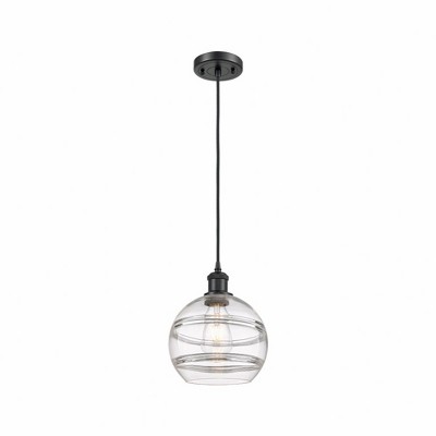 Rochester - 1 Light Cord Hung Mini Pendant In Industrial Style-9.88 Inches Tall and 8 Inches Wide