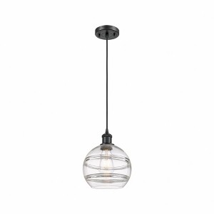 Rochester - 1 Light Cord Hung Mini Pendant In Industrial Style-9.88 Inches Tall and 8 Inches Wide - 1 of 1