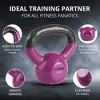 HolaHatha Solid Cast Iron Workout Kettlebell for Home Strength Training - 2 of 4