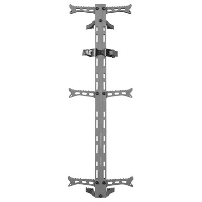 Hawk Helium Portable Hunting Treestand Climbing Stick System with Tree Digger Fold-Up Traction Grabbing Steps and Hooks