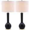 Mae Long Neck Ceramic Table Lamp (Set of 2) - 30.5" Height - LIT4091 - Safavieh - 3 of 4