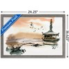 Trends International China Landscape with Pagoda Framed Wall Poster Prints - 3 of 4