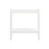 Sapphtopaz Modern Nightstand with 2-Tier Open Storage Shelf Rectangular Night Stand with Rounded Corners Bedside Table for Bedroom, Living Room - 4 of 4