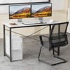 JIONJOY 40" Computer Desk - X-Shaped Reinforced Home Office Writing Table, Modern Simple Style - 2 of 4
