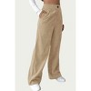 Women's HIGH-WAIST PLEATED CORDUROY PANTS - TREND SHOP - 3 of 3