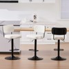 Bekrvio Adjustable Swivel Bar Stools Set of 1/2/3/4, 25–33" Faux Leather Bar Chairs with Backrest and Wide Base for Kitchen Island - 2 of 4