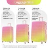 Lyngins 3-Piece Hardside Luggage Set – 20" Carry on Luggage,24" & 28" Expandable Spinner Suitcases with TSA Lock, ABS Lightweight Build, 360° Wheels - 2 of 4