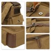 Unique Bargains Vintage Canvas Multiple Pockets Crossbody Bag Fits 13 Inch Laptops - 4 of 4
